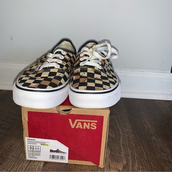 Vans Authentic Checkerboard Shoes - Picture 5 of 6